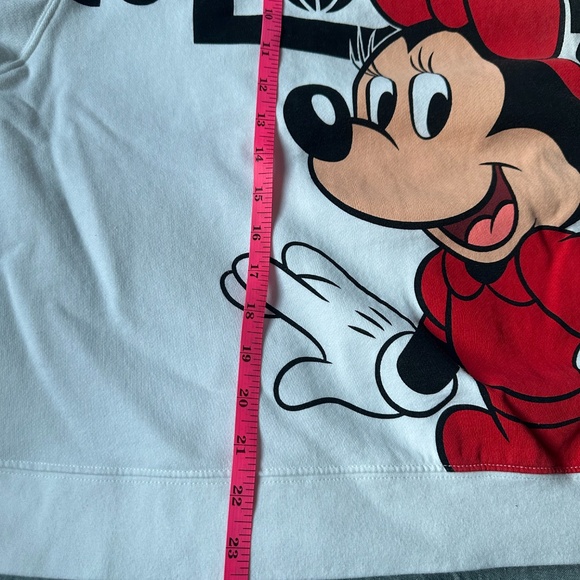 Retro 2024 Minnie Mouse Disney World Jersey Sweatshirt Size  XL Crew Neck - Picture 6 of 6